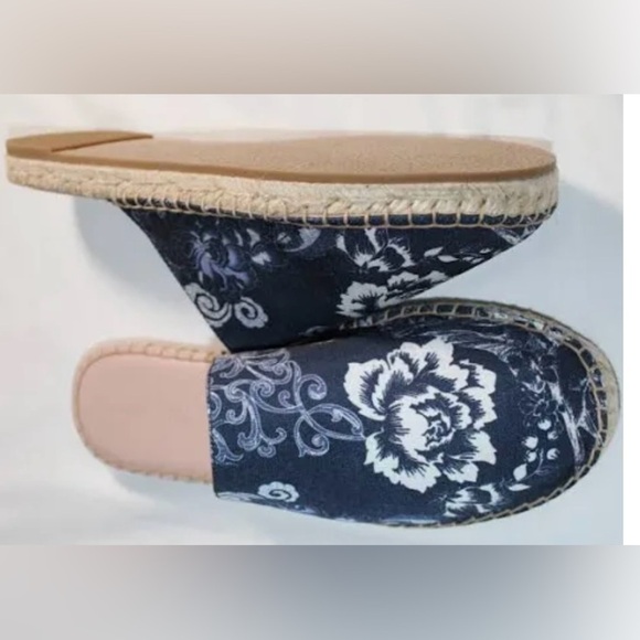 JOHNNY WAS Olivia Mule Espadrille Flats olivia print Sz 8 - Picture 4 of 10
